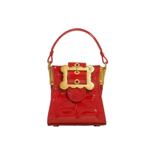 Vivienne Westwood кожаная сумка мини женская красная