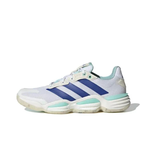 Adidas STABIL 16 Противоскользящие Устойчивые к истиранию Низкие Кроссовки для тренировок Мужские Белые Синие