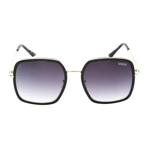 GUESS В зависимости от официального сайта Квадратные Солнцезащитные очки Женские Черные