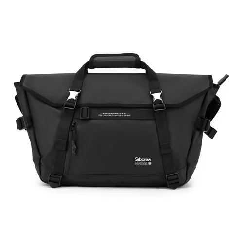 Subcrew Полиэстер Сумка через плечо Сумка Большая Унисекс Черная