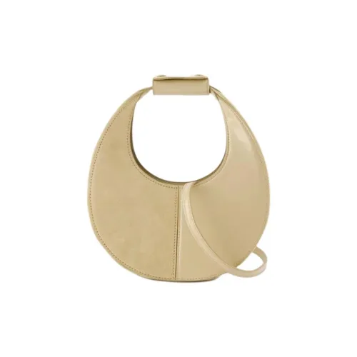 Staud Телячья кожа Сумка через плечо Сумка Мини Женская Бежевая Желтая