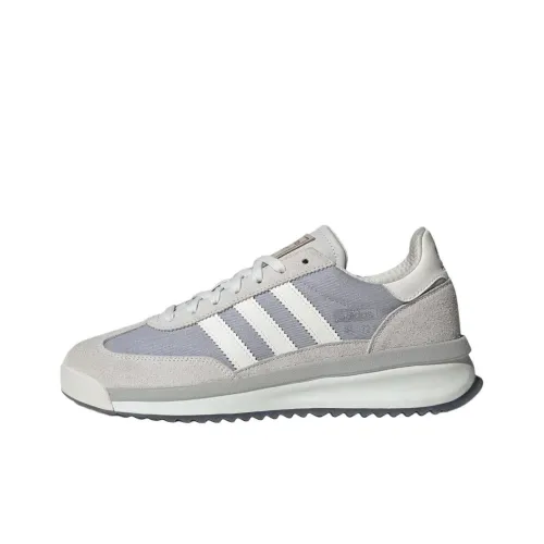 Adidas Originals SL 72 Slip-resistant Abrasion-resistant Low Top Casual Shoes Unisex Blue Gray White Adidas Originals SL 72 Противоскользящий Устойчивый к истиранию Низкий Топ Повседневная Обувь Унисекс Синий Серый Белый
