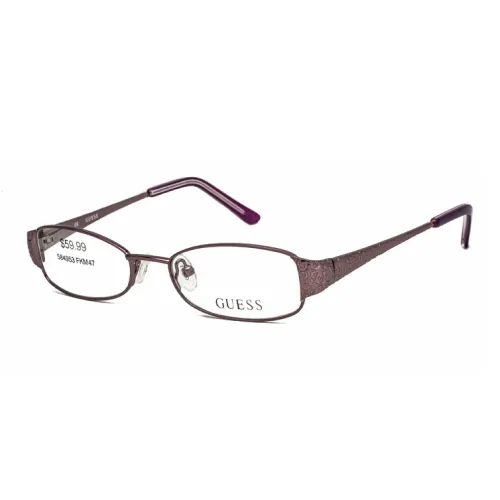 GUESS Пластик Овал Оправы для очков Унисекс Фиолетовый