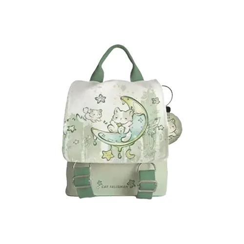 Bywhich Canvas Bag Backpack Standard Women's Green Bywhich Холщовая сумка Рюкзак Стандартный Женский Зеленый