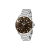 Коричневый циферблат часов