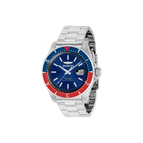 INVICTA Мужские часы Автоматический механический механизм ремешок из нержавеющей стали 44 мм синий циферблат