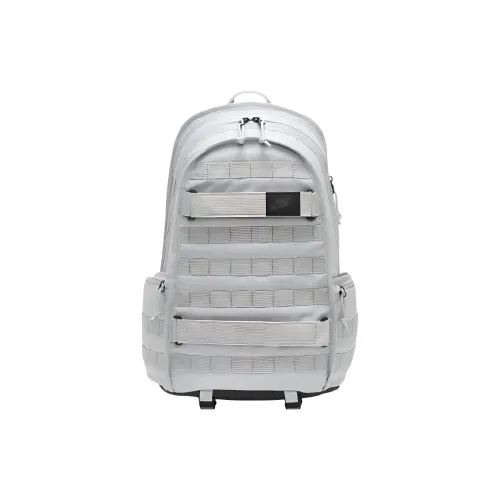 nike Полиэстер Рюкзак Стандартный Unisex Light Серебристый Черный