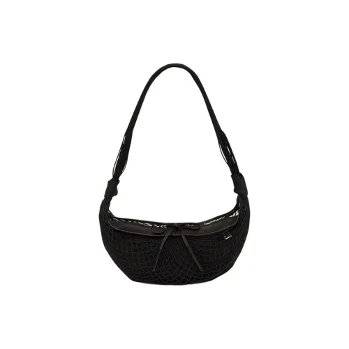 Lemaire Нейлон с Полиэстер Портативная Сумка через плечо Сумка на плечо Женская Черная