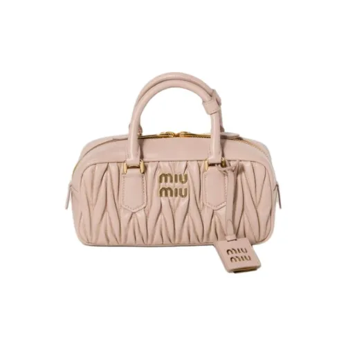 MIU MIU Arcadie Series Sheepskin Bag Small Women's Pink