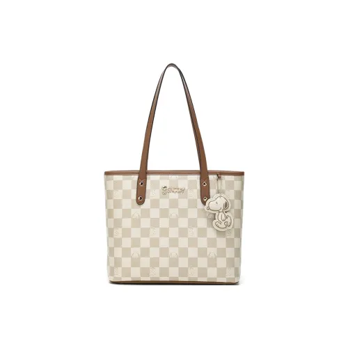 SNOOPY PU (полиуретан) Сумка через плечо Женская Коричневая