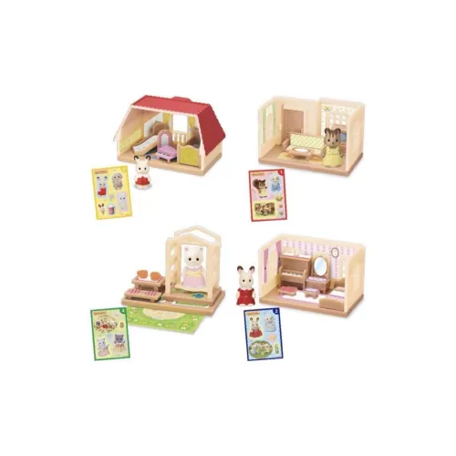 Sylvanian Families Мини Property Коллекция Тройной Layer Villa Играть Food В комплекте с коробкой