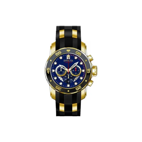 INVICTA Pro Diver Collection Мужские часы Кварцевый механизм Силиконовый ремешок из нержавеющей стали 48 мм Синий циферблат