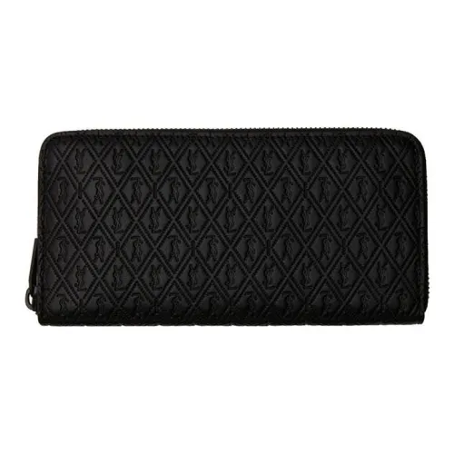 SAINT LAURENT Кожа Кошелек Мужской Черный