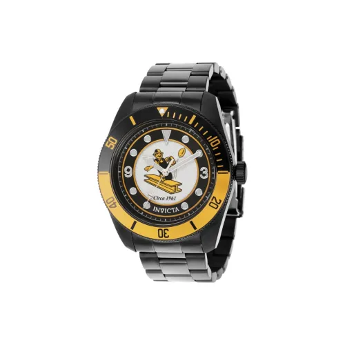 INVICTA Мужские часы Кварцевый механизм Ремешок из нержавеющей стали 47 мм Белый циферблат