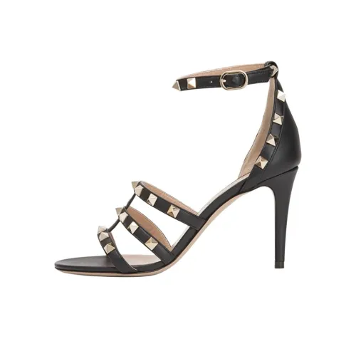 Valentino Rockstud GARAVANI Мода Сандалии Женские Черные