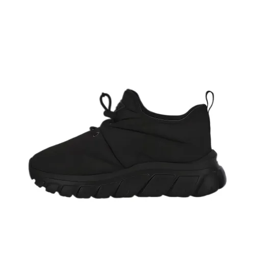 PRADA Низкий Топ Стильный Скейтбординг Женские Черный