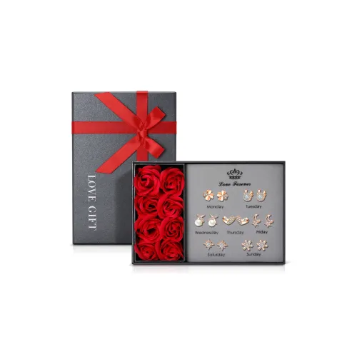 Серьги-гвоздики из серебра S925 STYLEJING женские