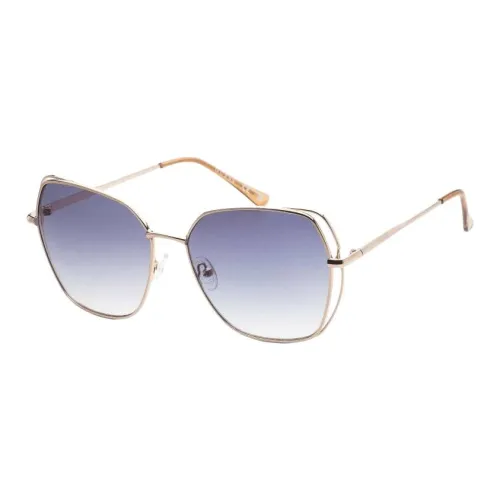 GUESS Металл Кошачий глаз Солнцезащитные очки Женские Розово-золотой