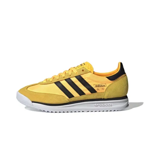 Adidas Originals SL 72 RS Slip-resistant Abrasion-resistant Low Top Casual Shoes Men's Yellow Black Adidas Originals SL 72 RS Противоскользящий устойчивый к истиранию низкий топ повседневная обувь мужская желтый черный