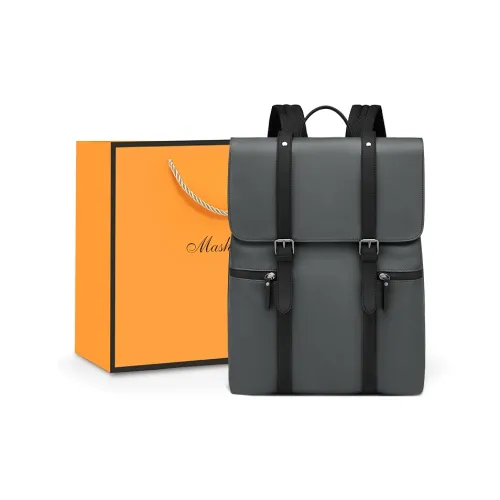 MashaLanti Нейлоновый рюкзак с PVC стандартный мужской дымчато-серый