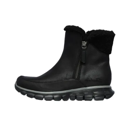 Skechers Synergy Короткий Сноубутсы Женские Черный