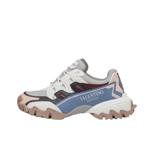 Valentino Climbers Low Топ Повседневная обувь Женская Белая Синяя