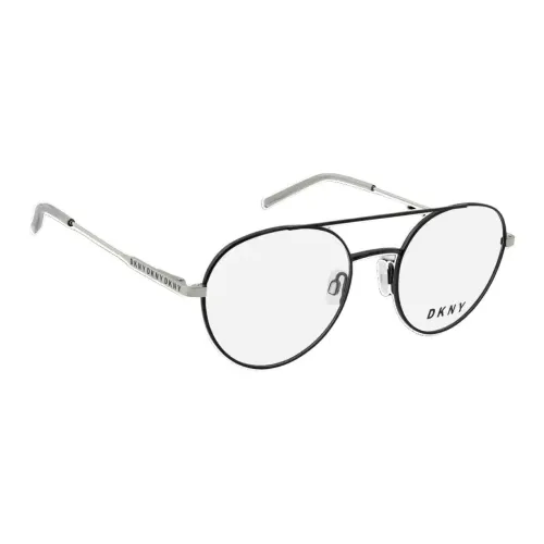 DKNY Металл Овал Оправы для очков Женские Серебряные
