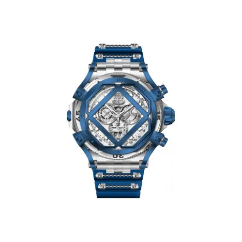 INVICTA Pro Diver Collection Мужские часы Кварцевый механизм Силиконовый ремешок CABLE 55 мм Серебристый циферблат Мужские часы