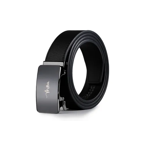 MILLIE'S YOUNG Мужские бизнес-брюки с автоматической застежкой ремни из коровьей кожи ширина 3,5 см