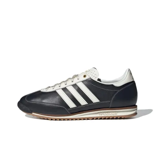 Adidas Originals SL 72 Slip-resistant Abrasion-resistant Low Top Беговые кроссовки Женские Черный Белый