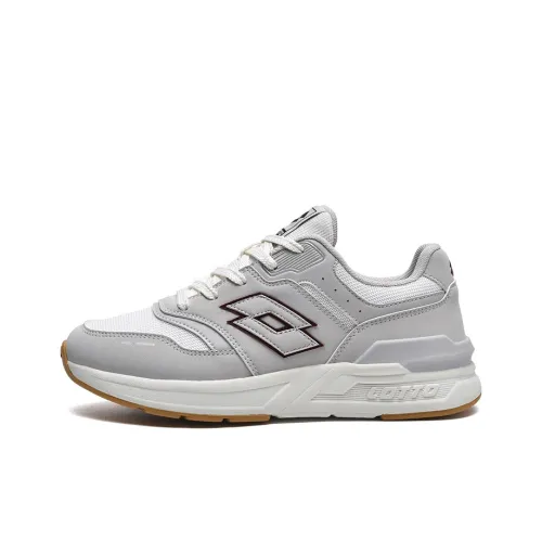 LOTTO Slip Anti-slip Abrasion Resistant Низкий Топ Casual Женский Бежевый Серый