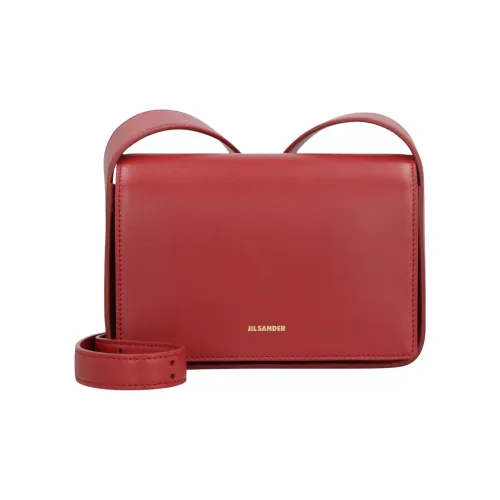 JIL SANDER Телячья кожа Сумка через плечо Сумка на плечо Женская Красная