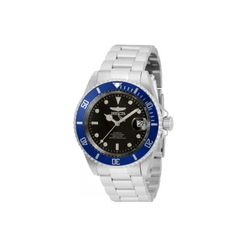 INVICTA Мужские часы Автоматический механический механизм ремешок из нержавеющей стали 40 мм черный циферблат