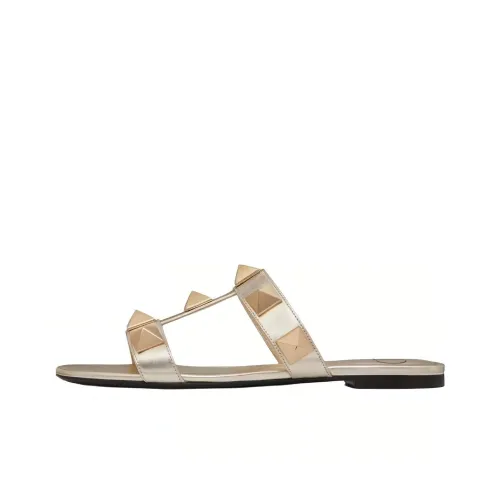 Valentino Garavani Слипоны Женские Белые Золотые