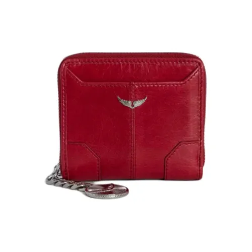 Zadig Voltaire Лакированная кожа Кошелек Мини Женский Красный