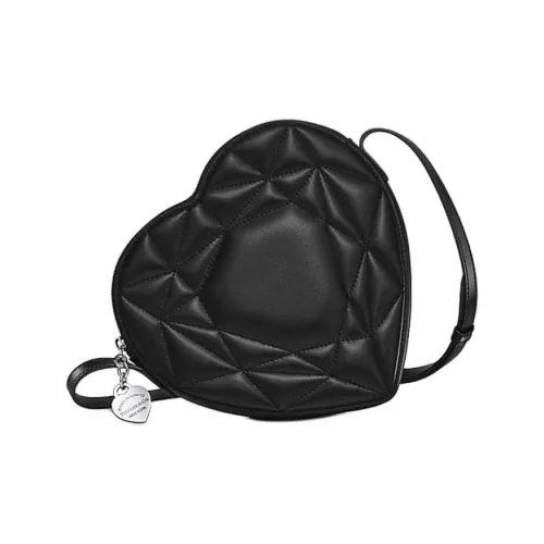 TIFFANY CO. Return To Tiffany Collection Сумка через плечо из мягкой кожи Женская Черная