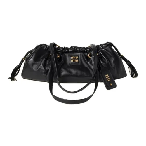 MIU MIU Кожа Сумка Сумка через плечо Средняя Женская Черная