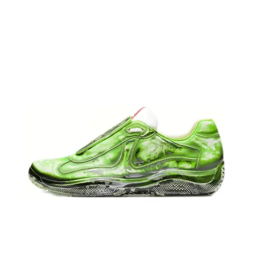 Cass x PRADA D3cay Аbrasion Resistant Низкие Кроссовки для спорта Унисекс Ярко-зеленый