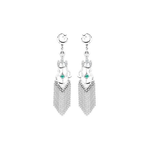 WEALTHYBOO Искусственный драгоценный камень циркон серьги женские