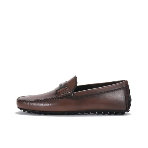 TOD'S Повседневные кожаные туфли для мужчин