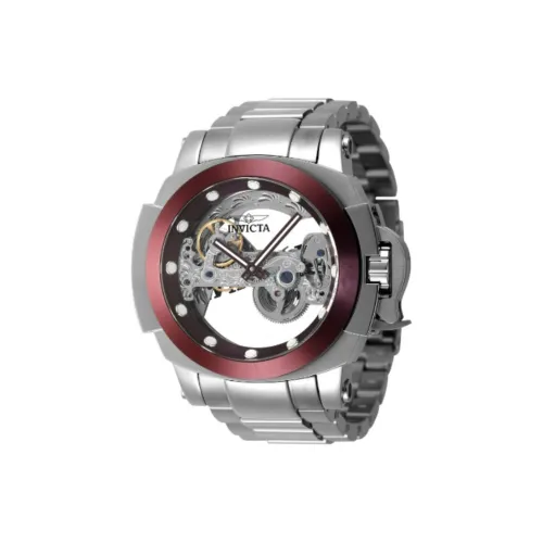 INVICTA Мужские часы Автоматический механический механизм корпус из нержавеющей стали ремешок 48 мм циферблат с механизмом мужские часы