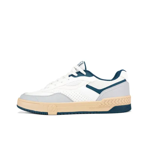 361° Slip Устойчивый к истиранию Низкий Топ Скейтбординг Кроссовки Мужские Белые