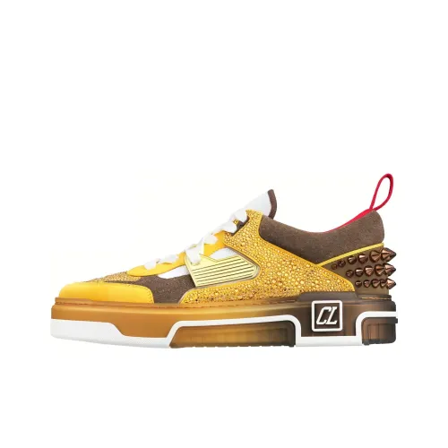 Christian Louboutin Скейтборд Кроссовки Низкие Желтые Мужские
