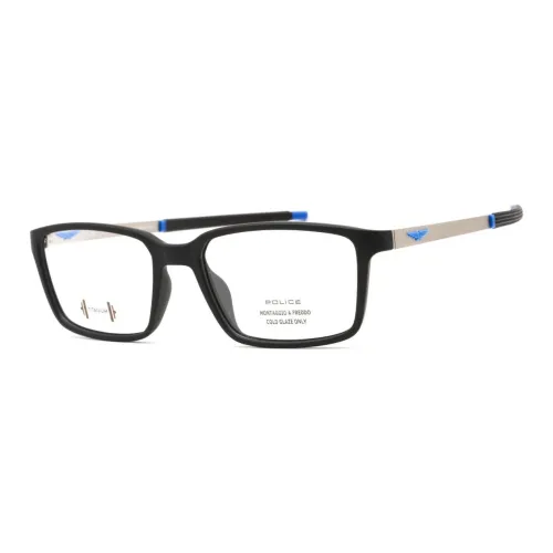 Police Injection Molding Акриловый эстер Прямоугольные Оправы для очков Мужские Черные