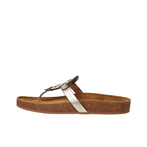 TORY BURCH Miller Fashion Slippers Women's Sparkling Gold