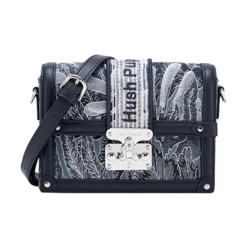 Hush Puppies Ткань Синтетическая кожа Сумка через плечо Сумка на плечо Женская Синяя