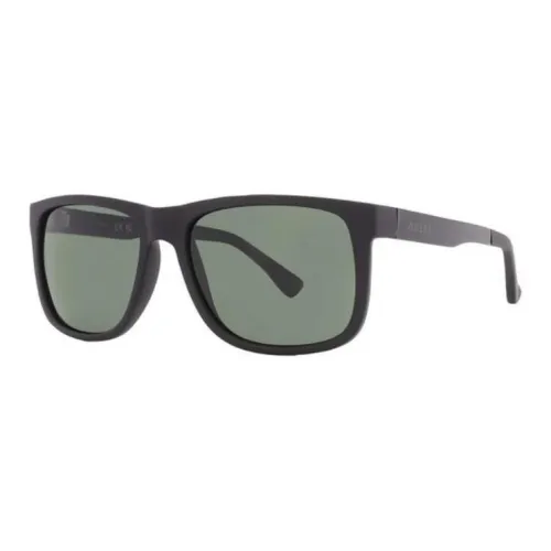 GUESS Пластик Прямоугольный Солнцезащитные очки Мужской Черный