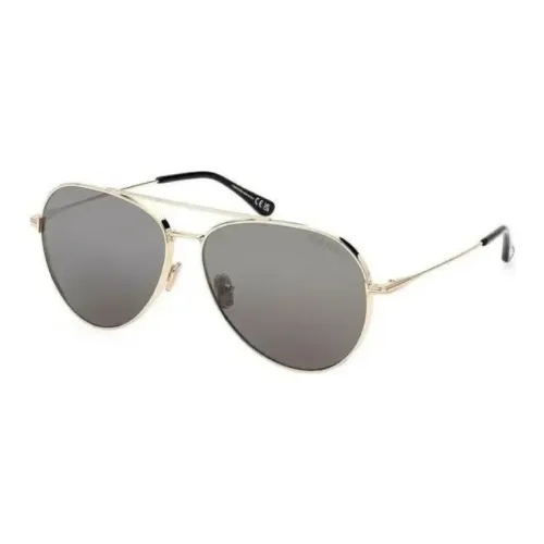 TOM FORD Металл Aviator Солнцезащитные очки Мужские Золотые