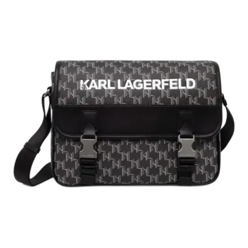 Сумка через плечо из полиуретана Karl Lagerfeld мужская черная