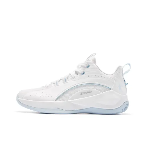 QIAODAN Баскетбольные кроссовки Low Top Jordan Белый/Dream Blue Мужской